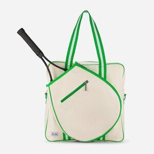 NWT Ame & Lulu Hamptons Canvas Tennis Tour Bag w/Crossbody Strap
